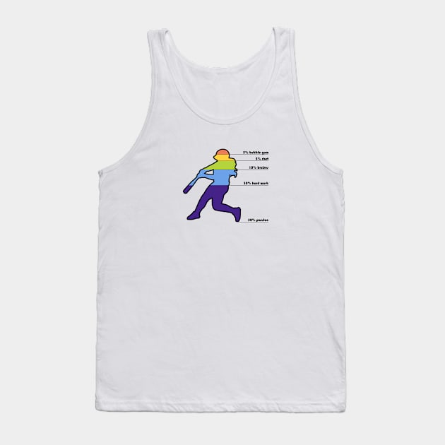 Softball Player - Team Bubble Gum Tank Top by PureJoyCraft